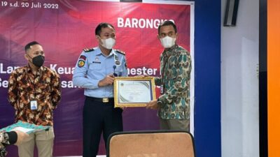 Mantap! Rutan Pinrang Raih Penghargaan IKPA Terbaik Pertama dari KPPN Parepare