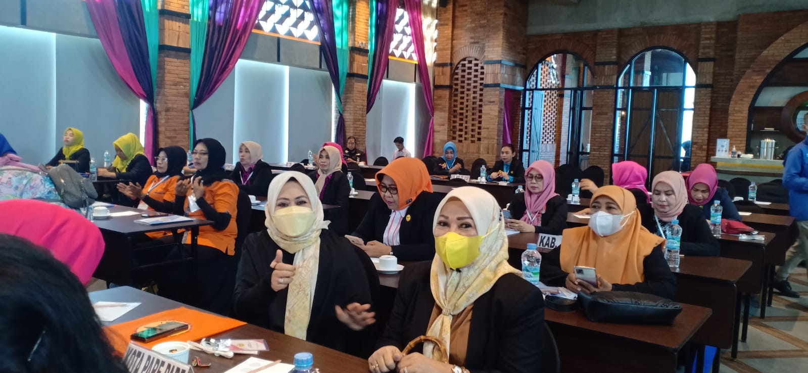 Erna Rasyid Taufan Hadiri Musprov PERWOSI Sulsel