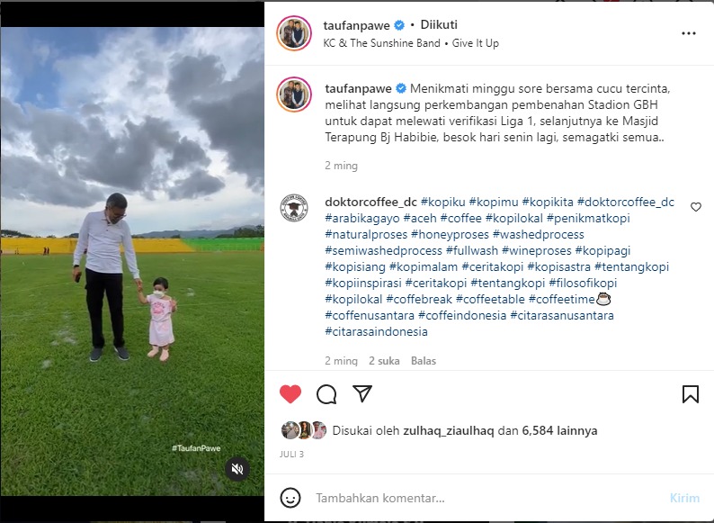 Wali Kota Parepare Manfaatkan Akhir Pekan Kunjungi GBH dan Masjid Terapung