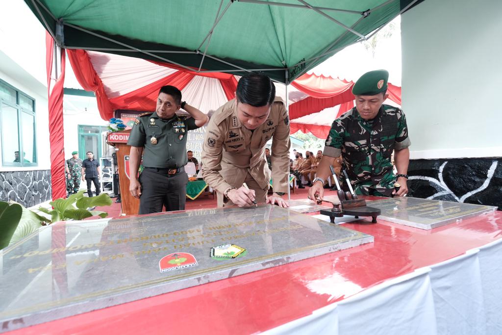 Pemkab Gowa Bagun Kantor Koramil Bontonompo Lebih Megah Usai Direlokasi