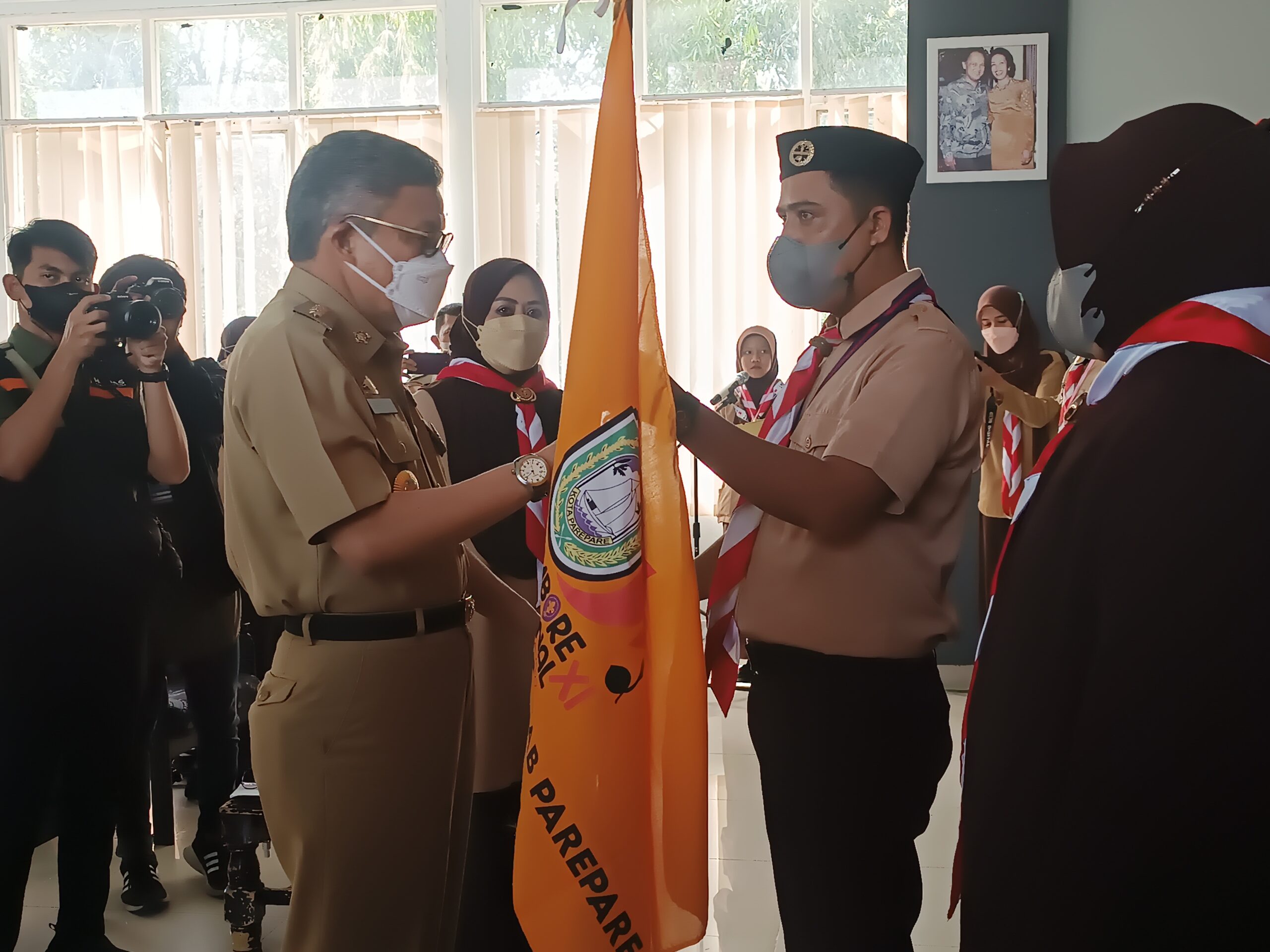 Pesan Taufan Pawe saat Lepas Peserta Jamnas : Tampilkan Kebanggan sebagai Warga Kota BJ Habibie