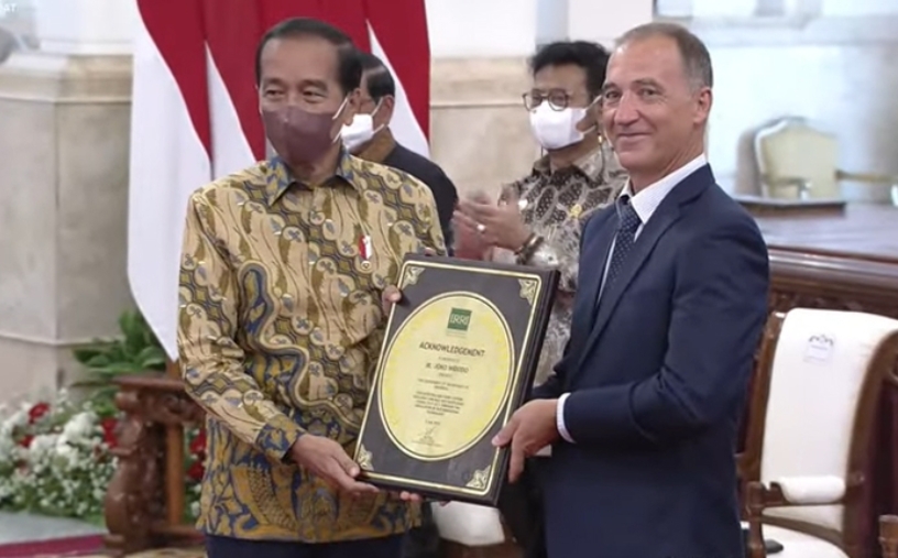 Indonesia Terima Penghargaan Ketahanan Pangan dari IRRI