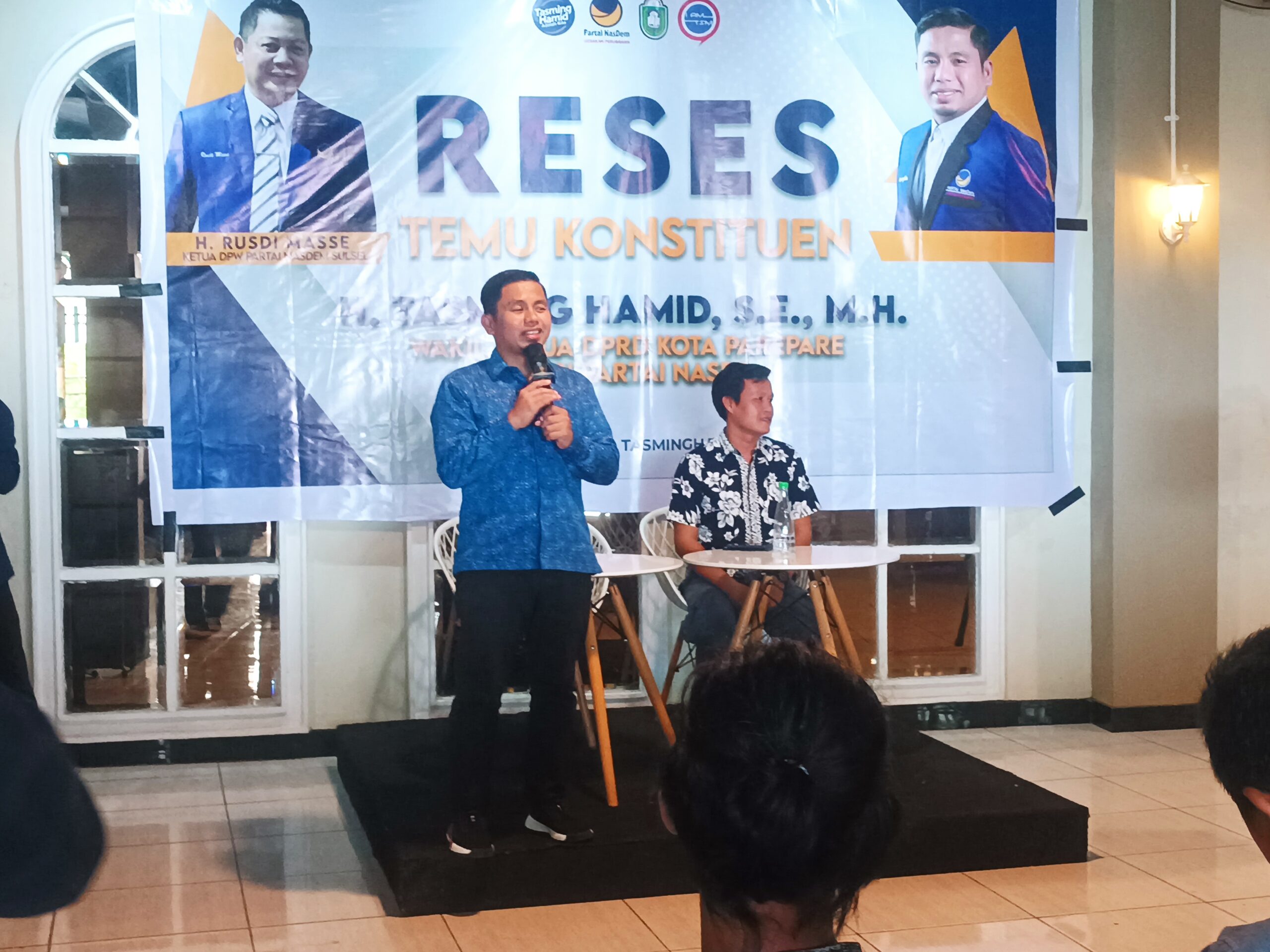 Siap Kawal Aspirasi Warga, Wakil Ketua DPRD Parepare Tasming Hamid Imbau Konstituen Usulkan yang Menjadi Kebutuhan