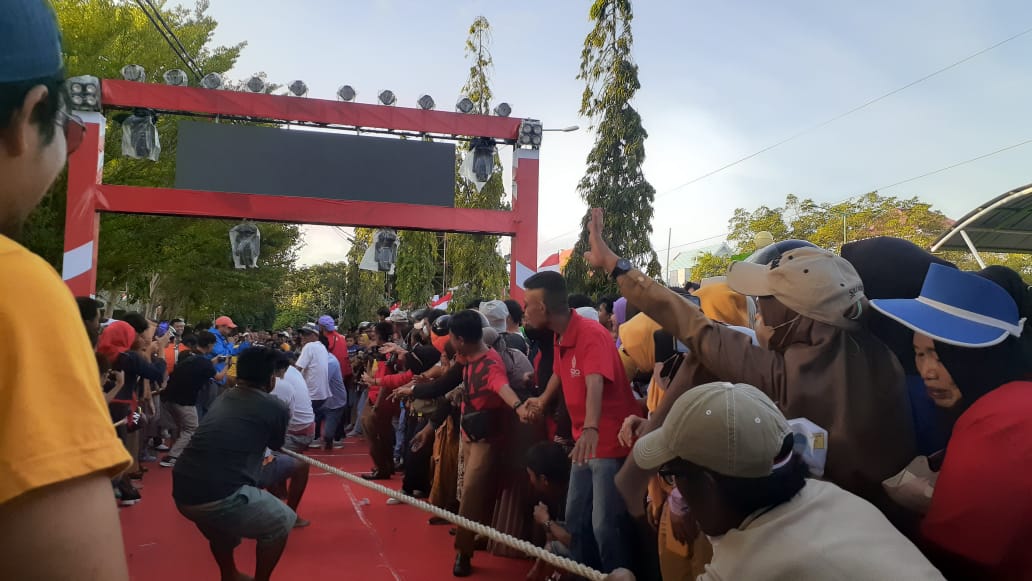 Disporapar Parepare Gelar Olahraga Rakyat, Warga Antusias UMKM Diberdayakan