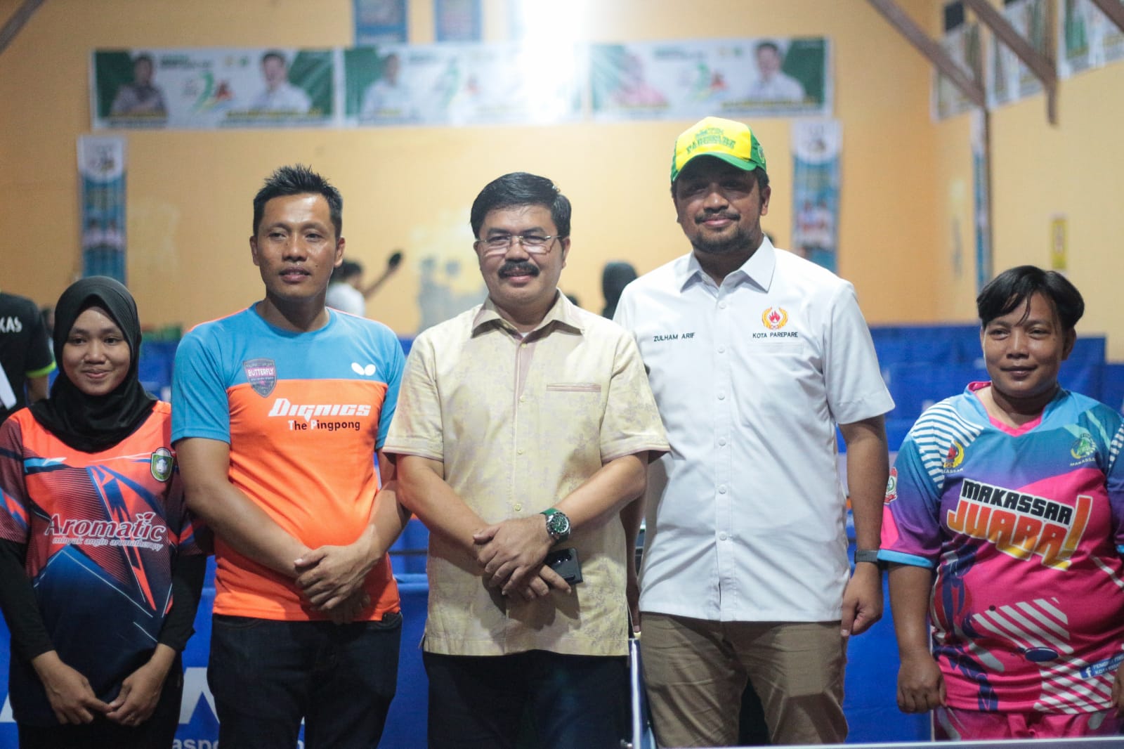 Atlet Cabor Tenis Meja Parepare Masuk Semifinal Porprov Sulsel