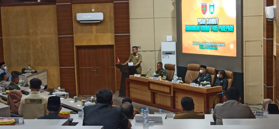 Pisah Sambut Dandim 1405, Wali Kota Parepare Taufan Pawe Doakan Kesuksesan untuk Letkol Agung