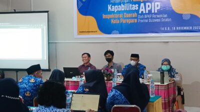 Hadirkan BPKP Perwakilan Provinsi Sulsel, Inspektorat Parepare Gelar Peningkatan Kapabilitas APIP 