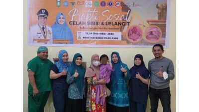 Peringati Hari Ibu, PKK Parepare Kolaborasi RSUD Andi Makkasau Gelar Baksos Operasi Bibir Sumbing Gratis