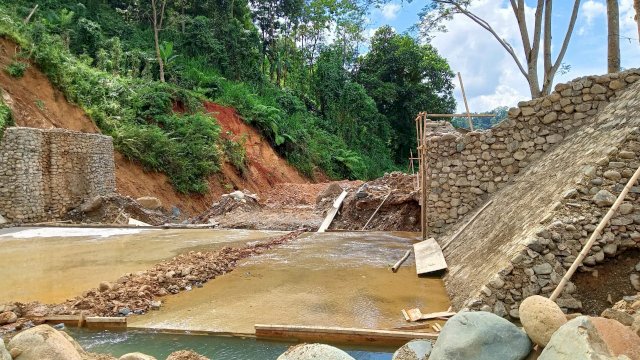 Sisa Tujuh Hari Masa Kerja, Begini Progres Proyek Bendungan Kambuno di Sinjai