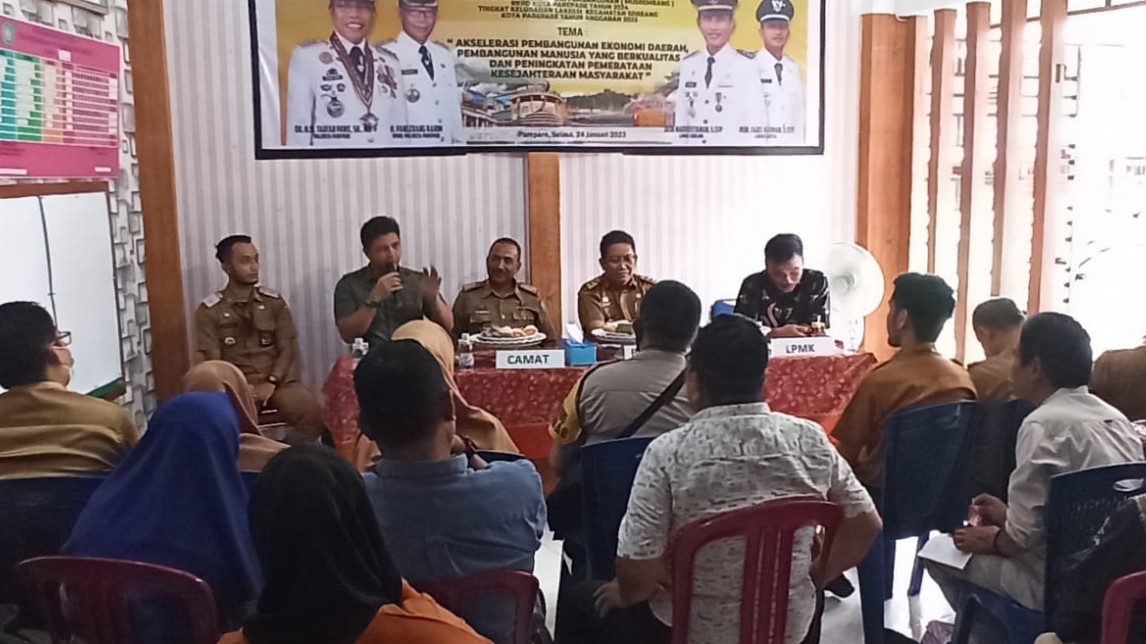 Pemkot Parepare Gelar Musrenbang Kelurahan, Dipaparkan Prioritas Pembangunan 2024