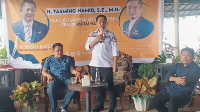 Wakil Ketua DPRD Parepare Tasming Hamid Temu Konstituen, Paparkan Program UHC dan Capaian Realisasi Pokir