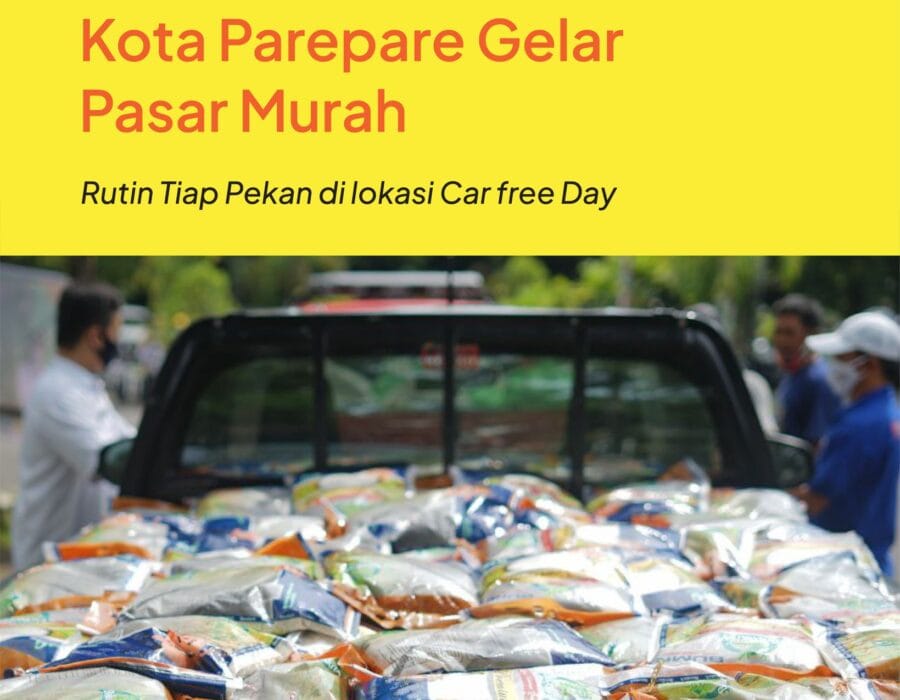 Pemkot Parepare Rutin Gelar Pasar Murah