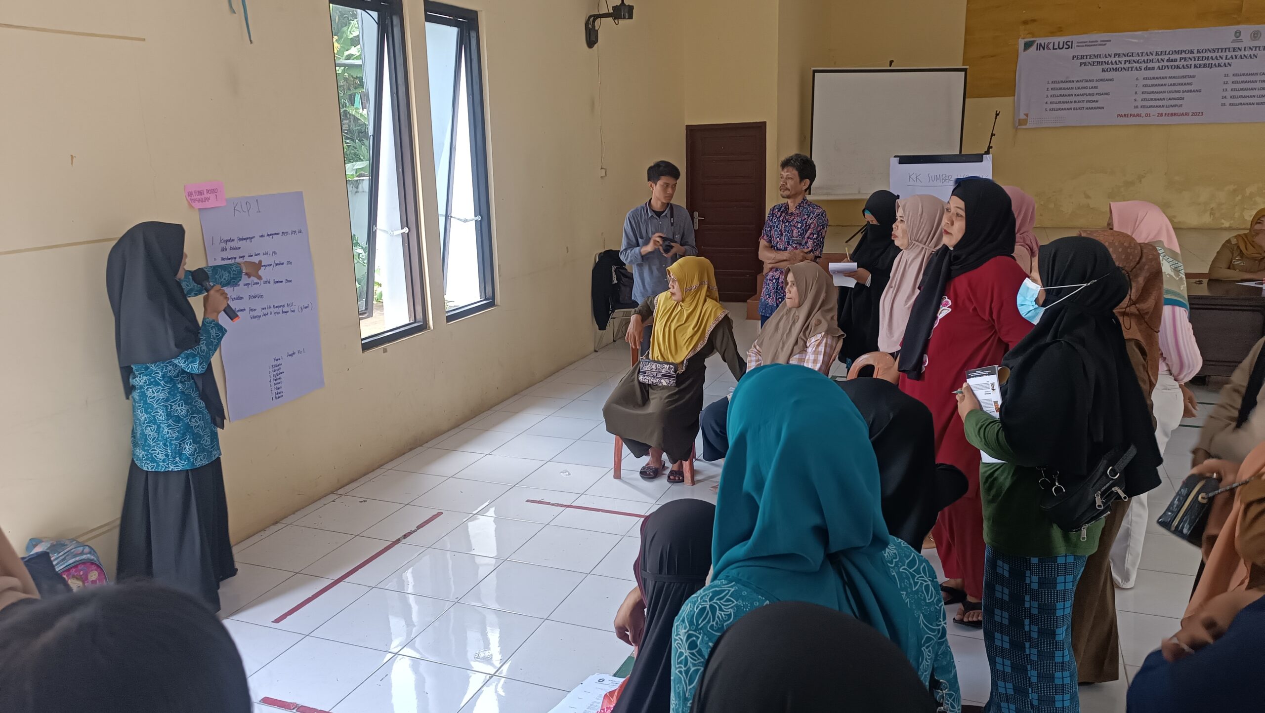 Program INKLUSI, Giliran KK Sumber Harapan Lemoe Dilatih Penguatan Penerimaan Aduan dan Layanan Warga