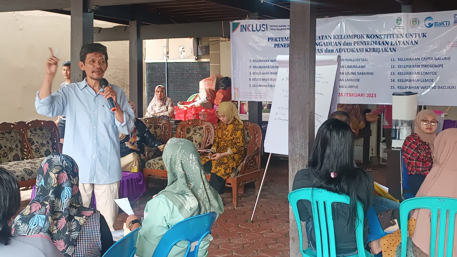 Sudah Sasar 10 Kelurahan, Yayasan BaKTI-YLP2EM Parepare Terus Perkuat Kelompok Konstituen Terima Aduan dan Layanan Warga