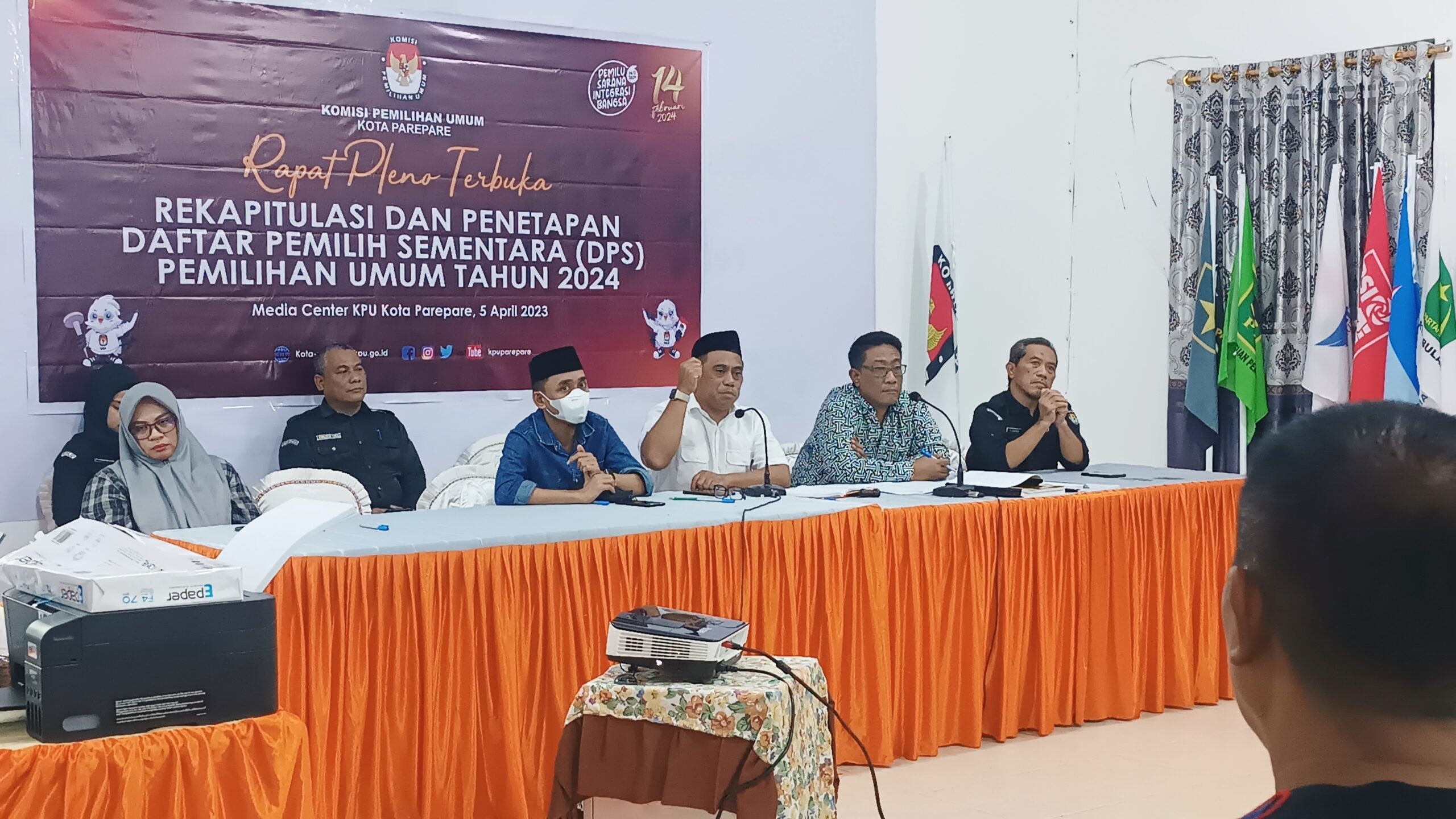 KPU Parepare Tetapkan 110.437 Daftar Pemilih Sementara