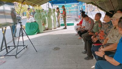 Kodim 1415 Selayar Gelar Bazar Ramadan dibuka Pangdam XIV Hasanuddin Melalui Vidcom
