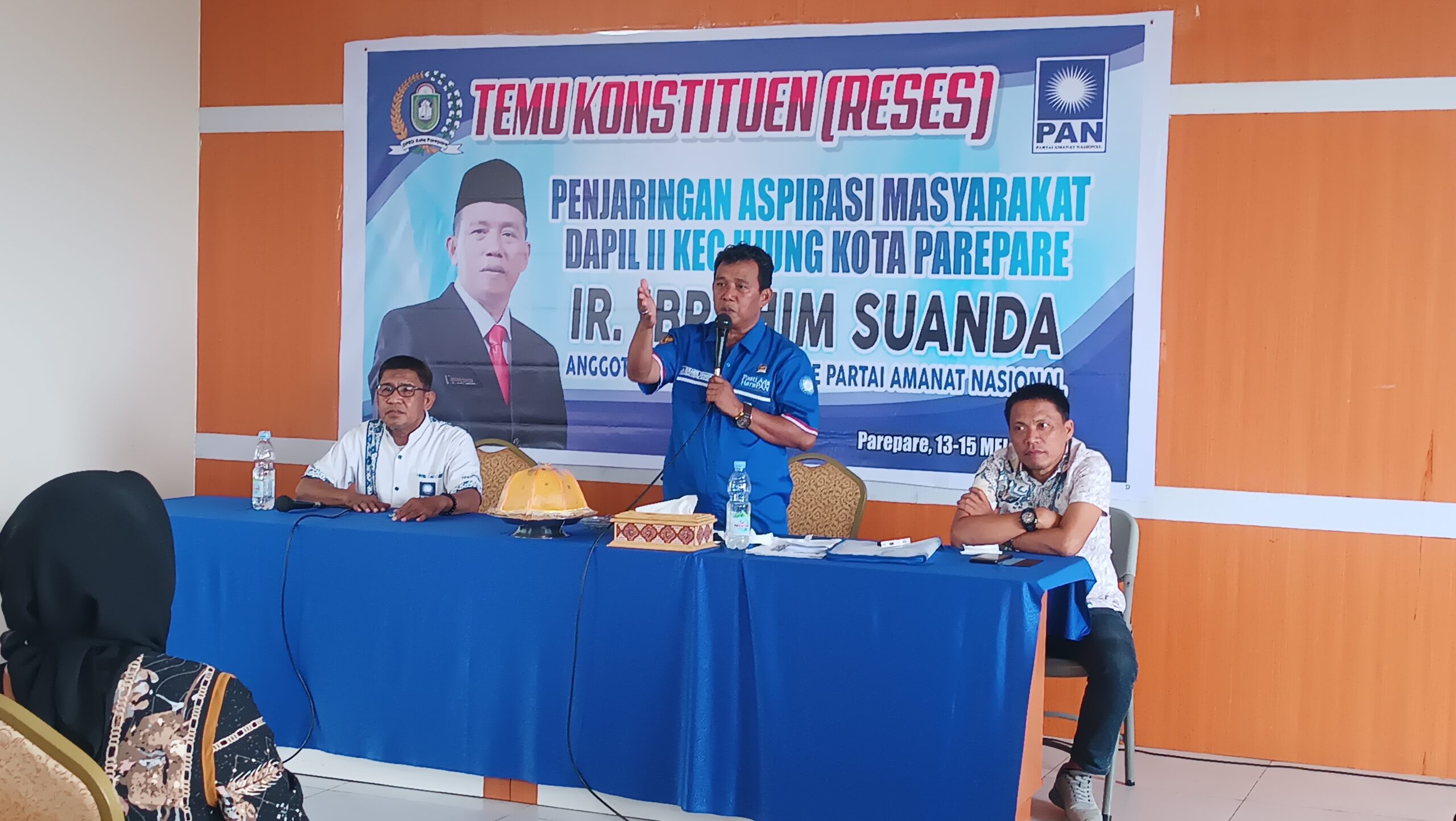 Temu Konstituen, Ketua Komisi III DPRD Parepare Ibrahim Suanda : Reses Ajang Silaturahmi dan Menerima Aduan Warga