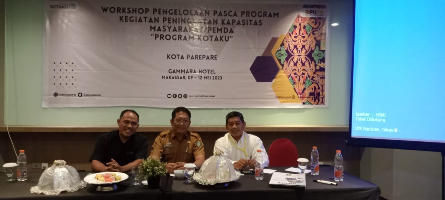 Bappeda Pemkot Parepare Workshop Peningkatan Kapasitas Masyarakat Program KOTAKU