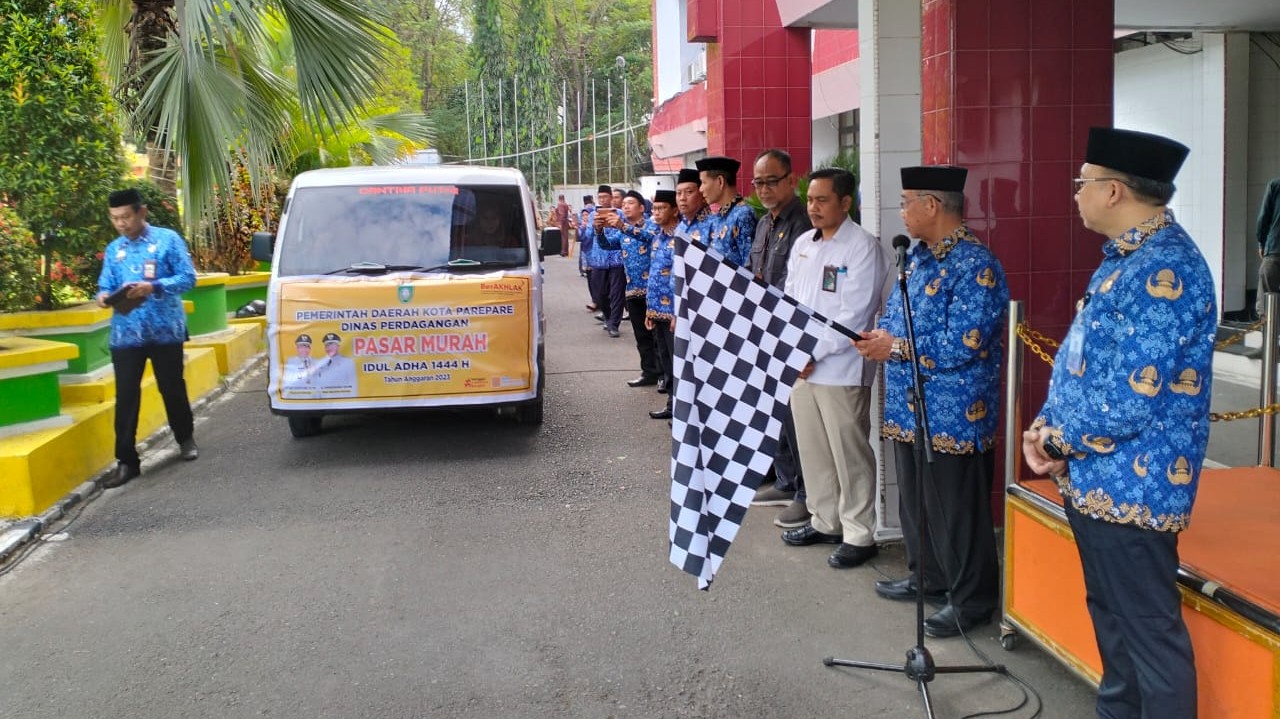Pemkot Parepare Lepas 2.200 Paket Pasar Murah Jelang Iduladha