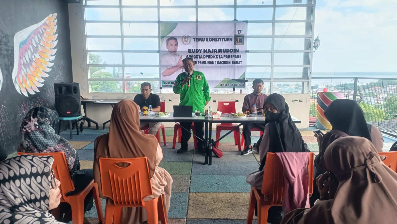 Ketua Komisi I DPRD Parepare Rudy Namajuddin Jaring Aspirasi Warga Kecamatan Bacukiki Barat