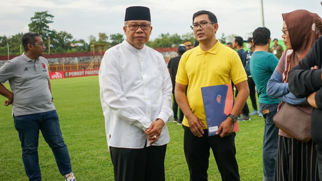 Wali Kota Parepare Taufan Pawe Tinjau Kesiapan Laga PSM Makassar vs Borneo FC