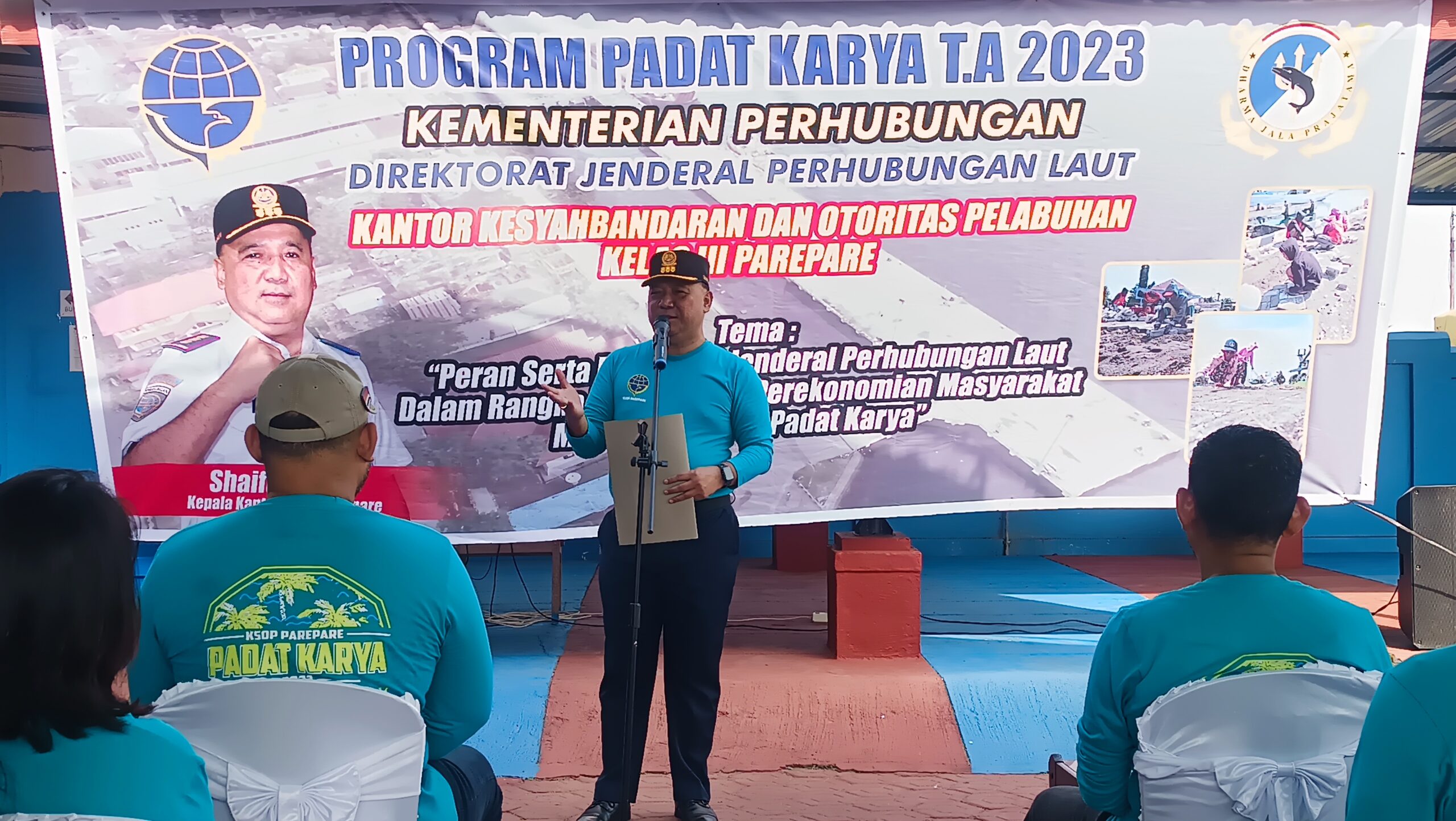 Libatkan 40 Warga, Program Padat Karya KSOP Parepare Tingkatkan Perekonomian Masyarakat