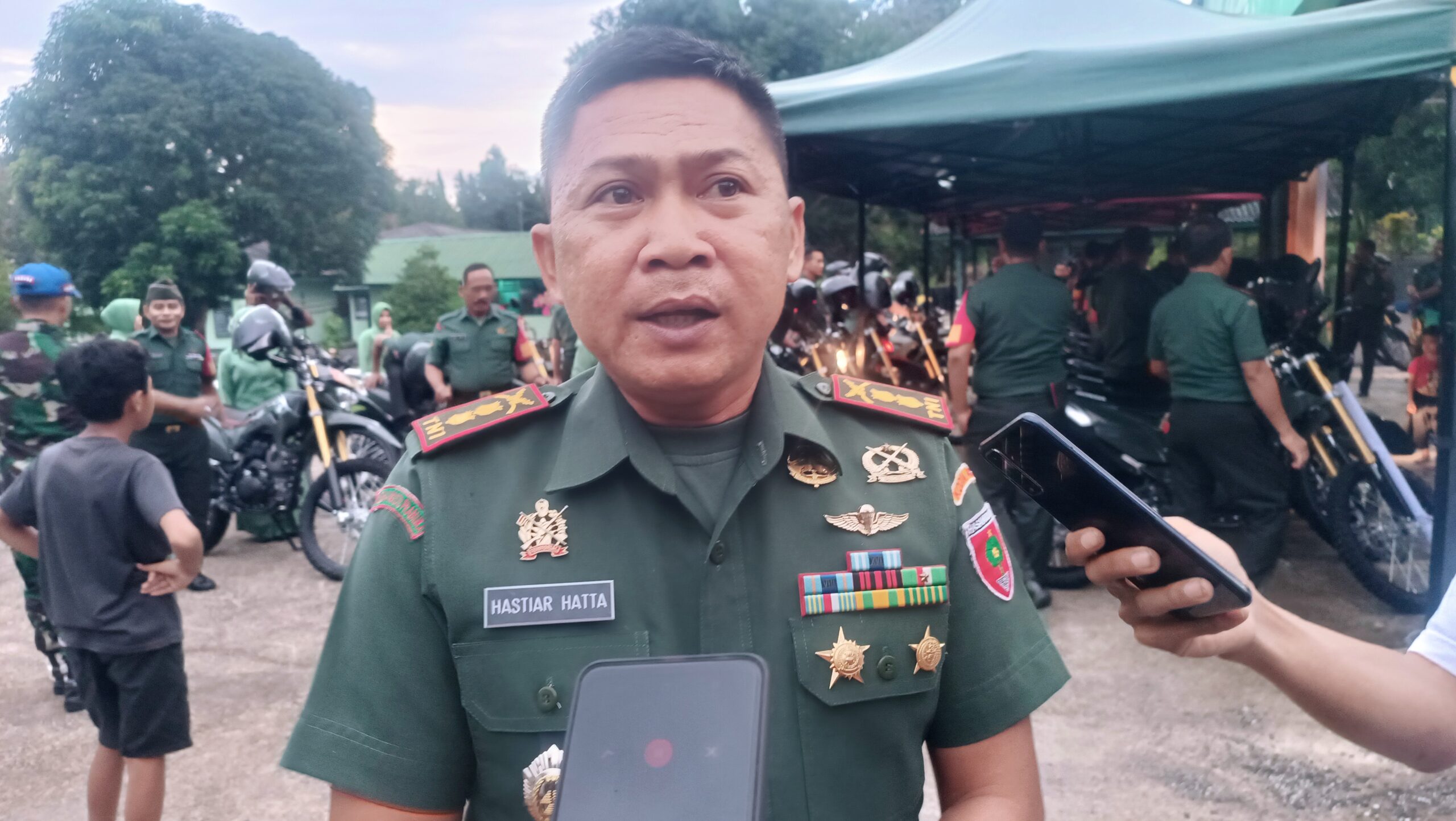 Dandim 1405 Parepare Serahkan Puluhan Randis Bantuan Menhan untuk Babinsa