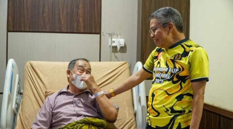 Wali Kota Parepare Taufan Pawe Jenguk Wawali Pangerang Rahim di RSUD Andi Makkasau Parepare