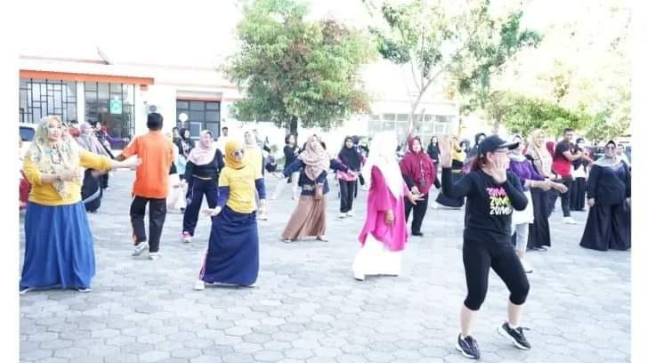 RS Andi Makkasau Parepare Rutin Lakukan Senam Sehat