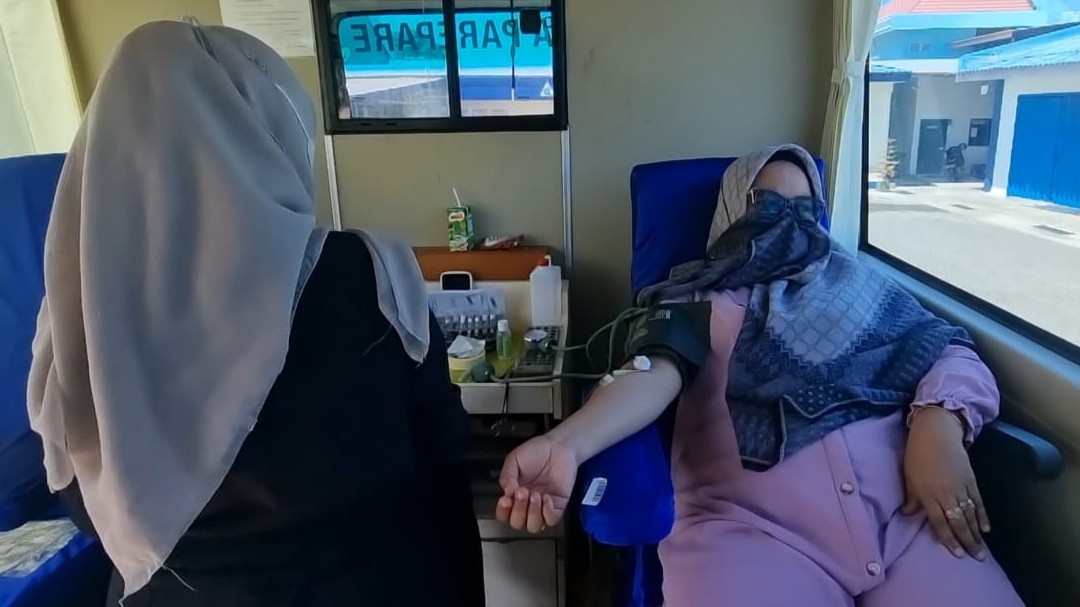 PAM Tirta Karajae Parepare Gelar Bakti Sosial Donor Darah