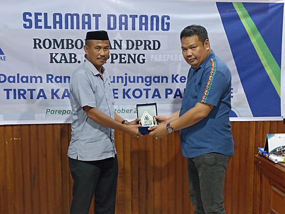 PAM Tirta Karajae Parepare Terima Kunker DPRD Soppeng, Nilai Mampu Maksimalkan Sumber Air di Musim Kemarau