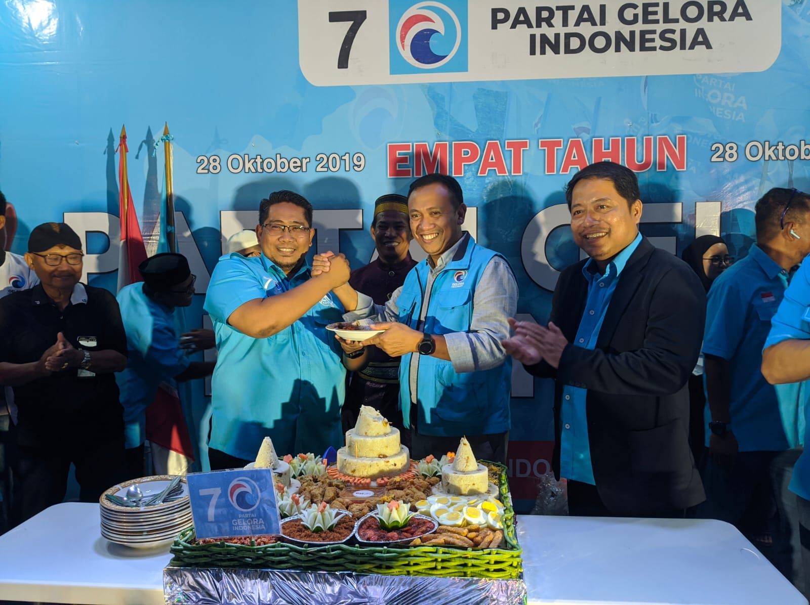 Ketua DPW Sulsel Syamsari Kitta Puji Perayaan HUT ke-4 Partai Gelora di Parepare