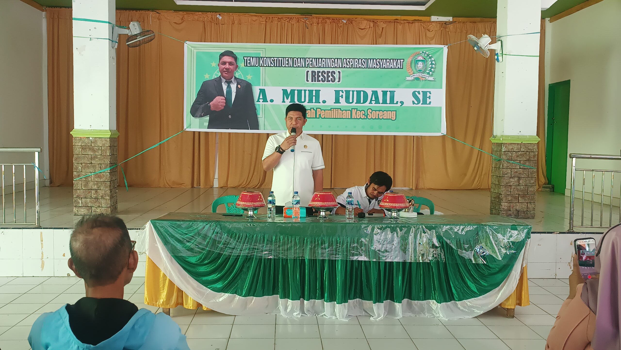 Legislator PKB Parepare Andi Fudail Jaring Aspirasi Warga Soreang, Paparkan Capaian Realisasi Reses