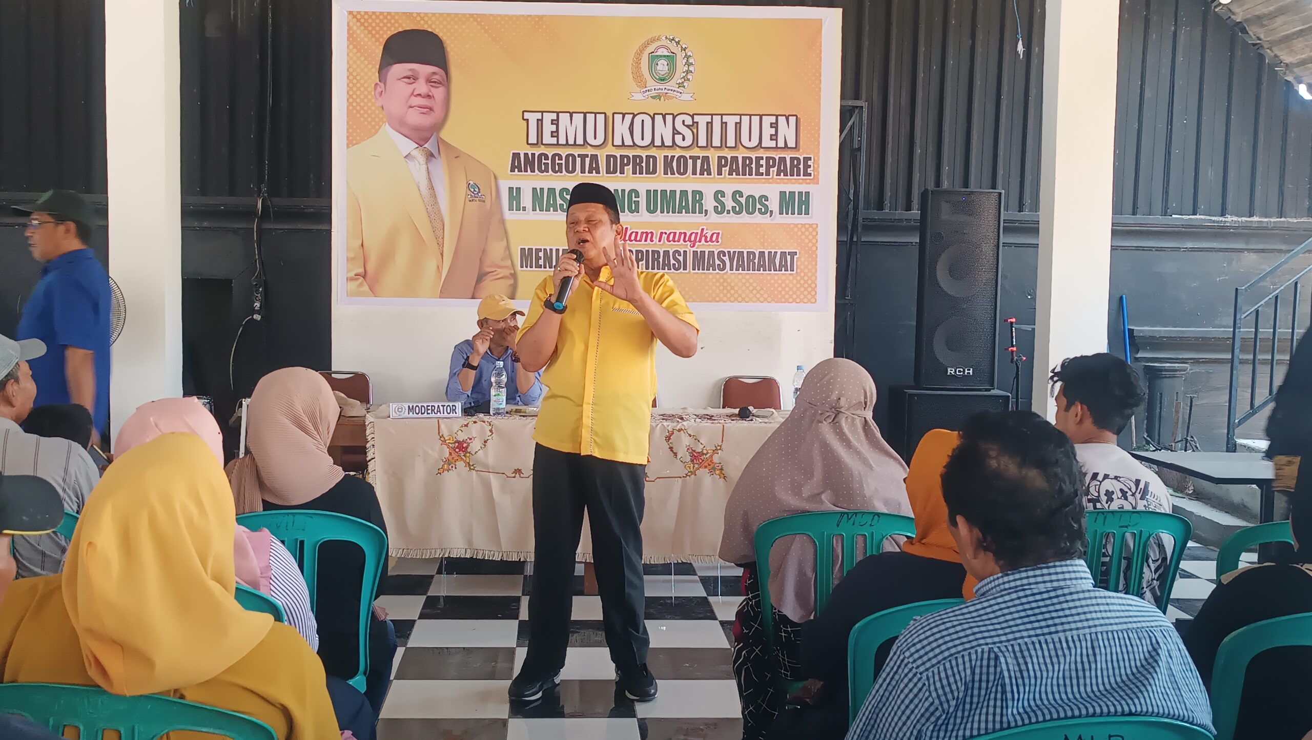 Legislator Golkar Parepare Nasarong Umuat Temu Konstituen, Komitmen Perjuangkan Aspirasi Warga Bacukiki Barat Hingga Terealisasi