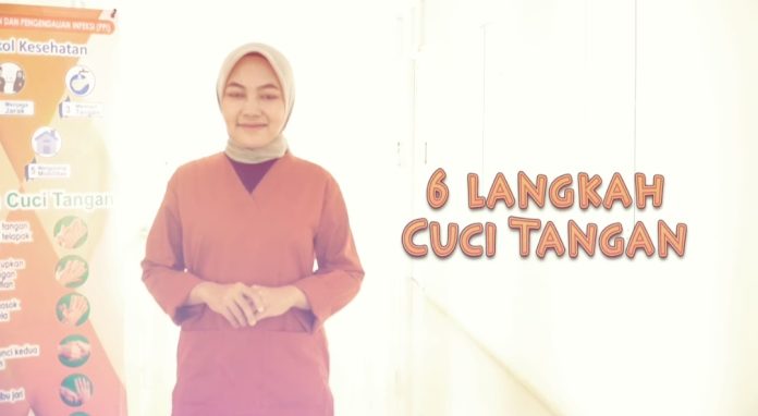 Momentum Hari Cuci Tangan Sedunia, RSUD Andi Makkasau Parepare Sosialisasikan Langkah Mencuci Tangan