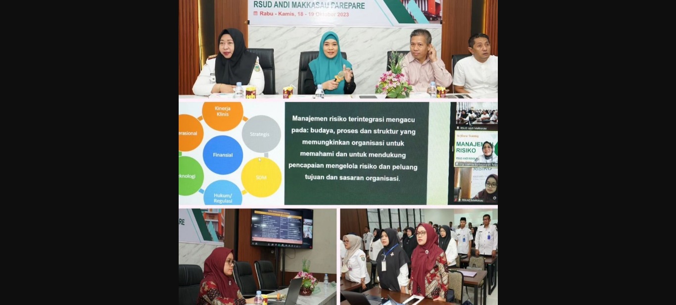 Gelar In House Training, RS Andi Makkasau Parepare Tingkatkan Manajemen Risiko di Rumah Sakit