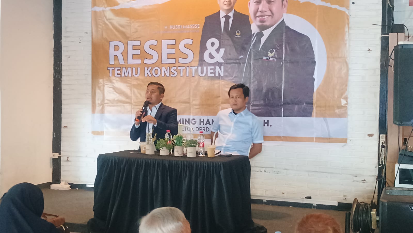 Temu Konstituen, Legislator NasDem Parepare Tasming Hamid Jaring Aspirasi dan Sampaikan Komitmen Maju di DPRD Provinsi