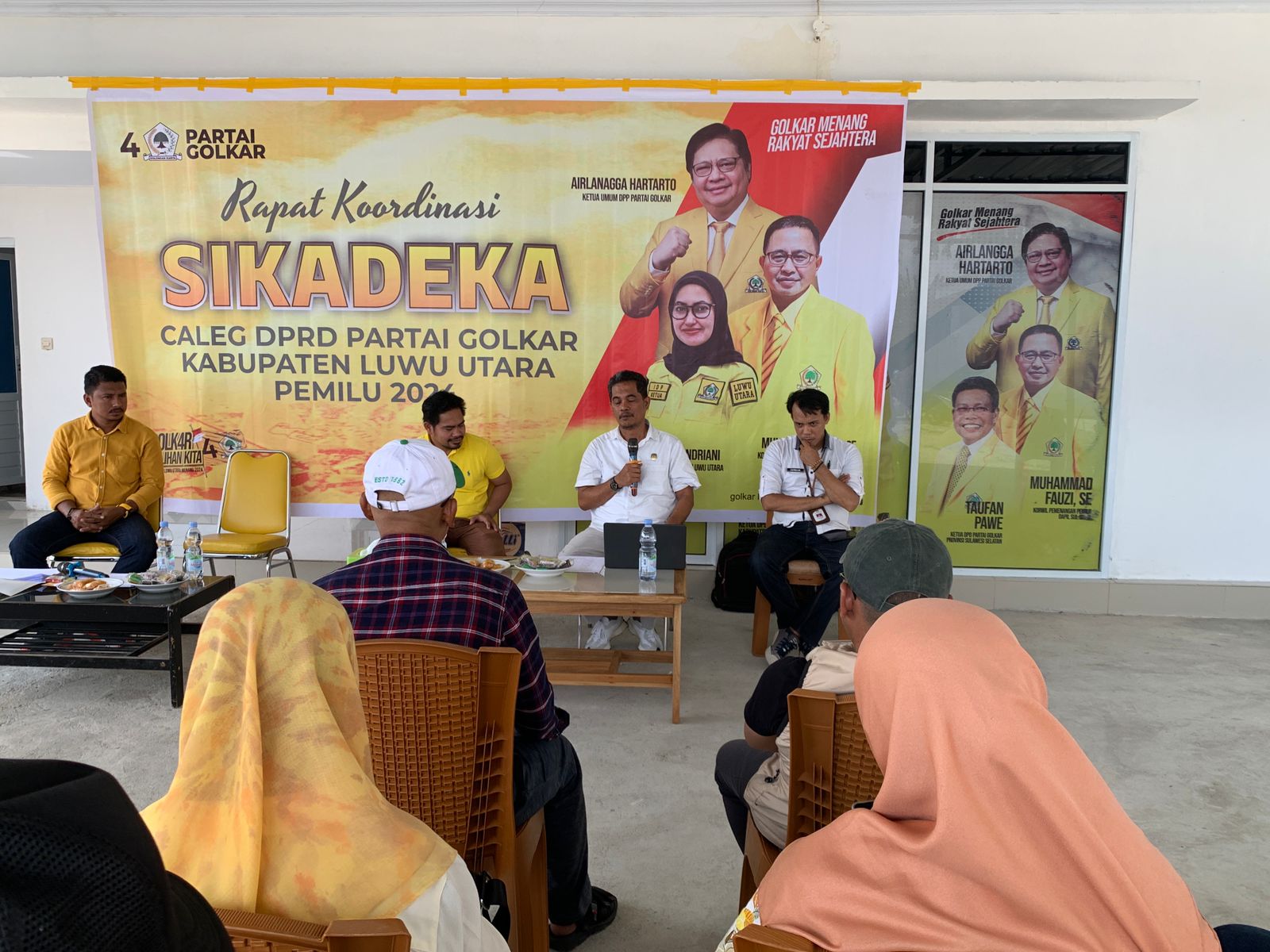 DPD II Golkar Luwu Utara menggelar rapat Koordinasi Sikadeka.