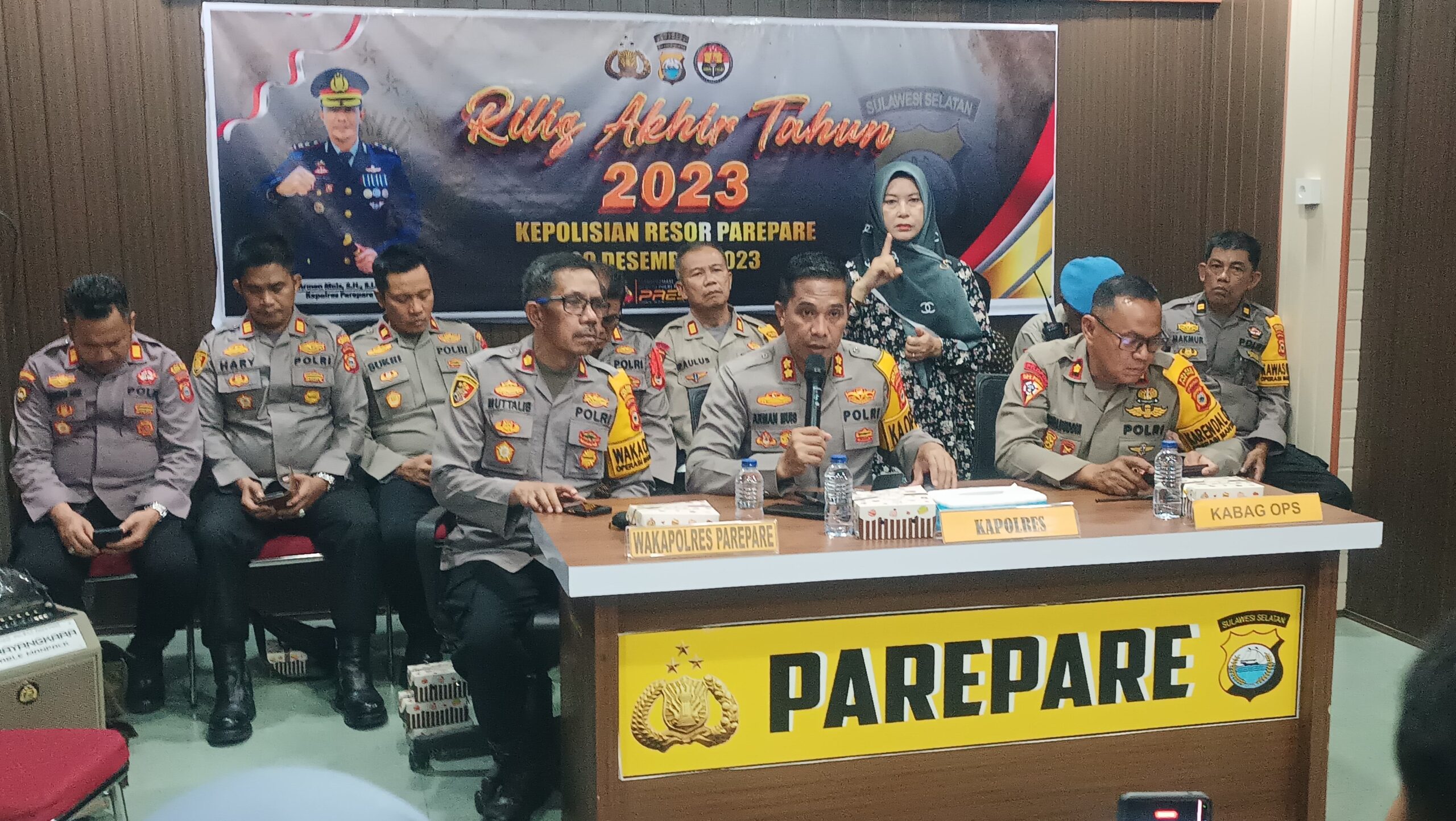 Capaian Mapolres Parepare Tahun 2023: Peningkatan Keamanan dan Penanganan Kasus yang Efektif