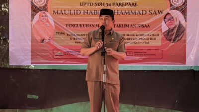 Ketua DPRD Parepare Kaharuddin Kadir Hadiri Maulid di SDN 34