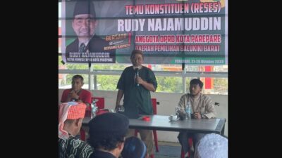 Ketua Komisi I DPRD Kota Parepare Rudy Najamuddin Jaring Aspirasi Warga