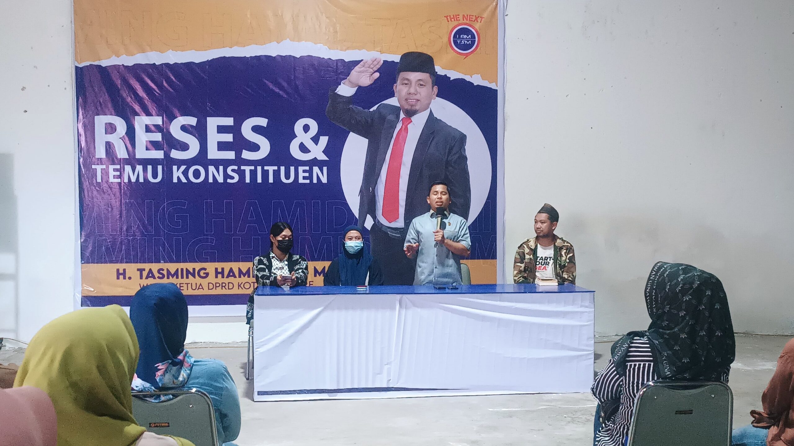 Reses Produktif Tasming Hamid, Serap Aspirasi dan Dilakukan Pemeriksaan Kesehatan Mata Gratis