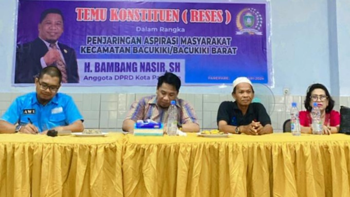 Legislator Demokrat Parepare H Bambang Nasir Siap Kawal Aspirasi Warga Bacukiki dan Bacukiki Barat