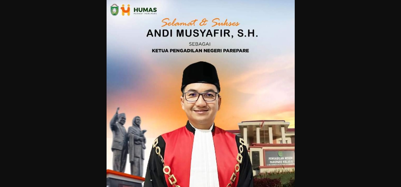 Akbar Ali Sambut Andi Musyafir sebagai Ketua PN Parepare yang Baru