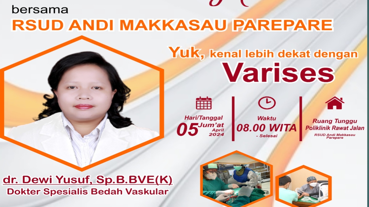 Inovasi RSUD Andi Makkasau Parepare, Bincang Sehat Mengenai Varises di Ruang Tunggu Poliklinik