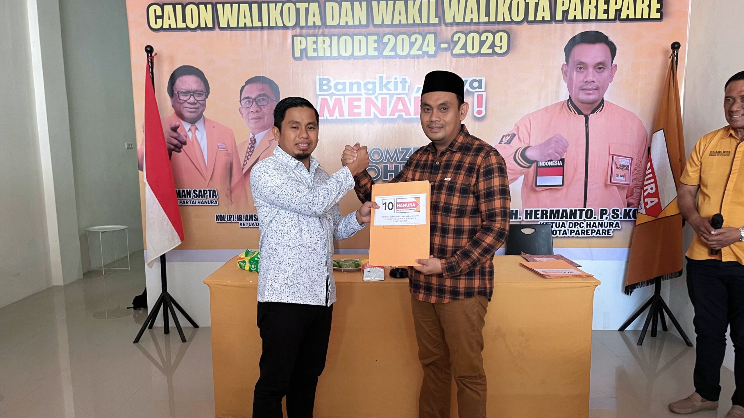Perkuat Koalisi Jelang Pilkada, Calon Wali Kota Parepare Tasming Hamid Optimis Dapat Dukungan Partai Hanura