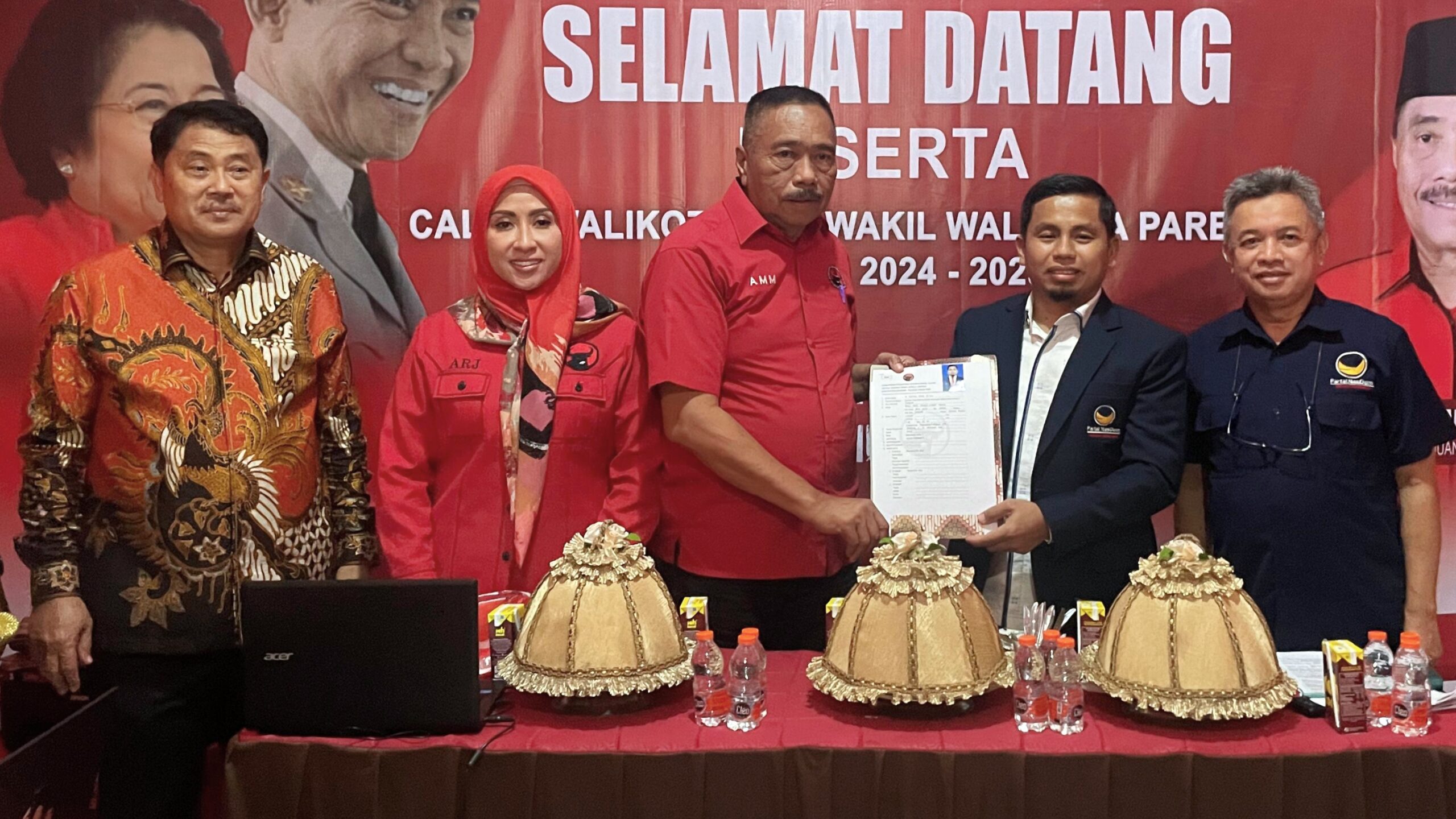 TSM Kembalikan Formulir di PDIP Parepare, Dapat Amanah Program Pemerataan Pembangunan