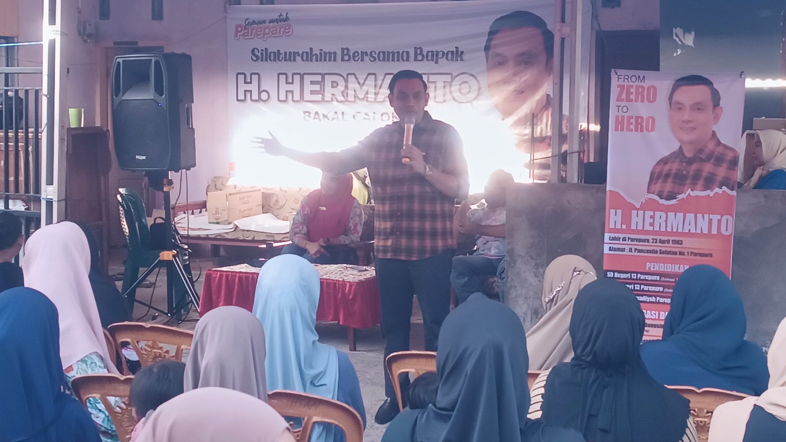 Sosialisasi di Galung Maloang, Hermanto Perkuat Komitmen Sebagai Bacalon Wakil Wali Kota Parepare
