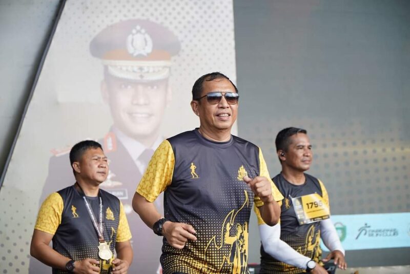 Akbar Ali Turut Serta dalam Bhayangkara Run