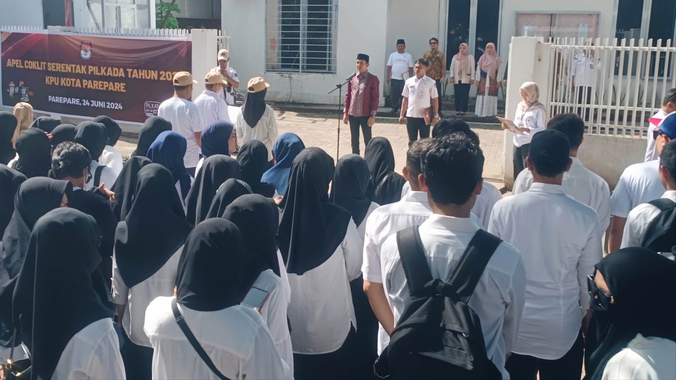 Optimalkan Pemutakhiran Data, KPU Parepare Lepas 394 Pantarlih dalam Apel Coklit Serentak Pilkada 2024